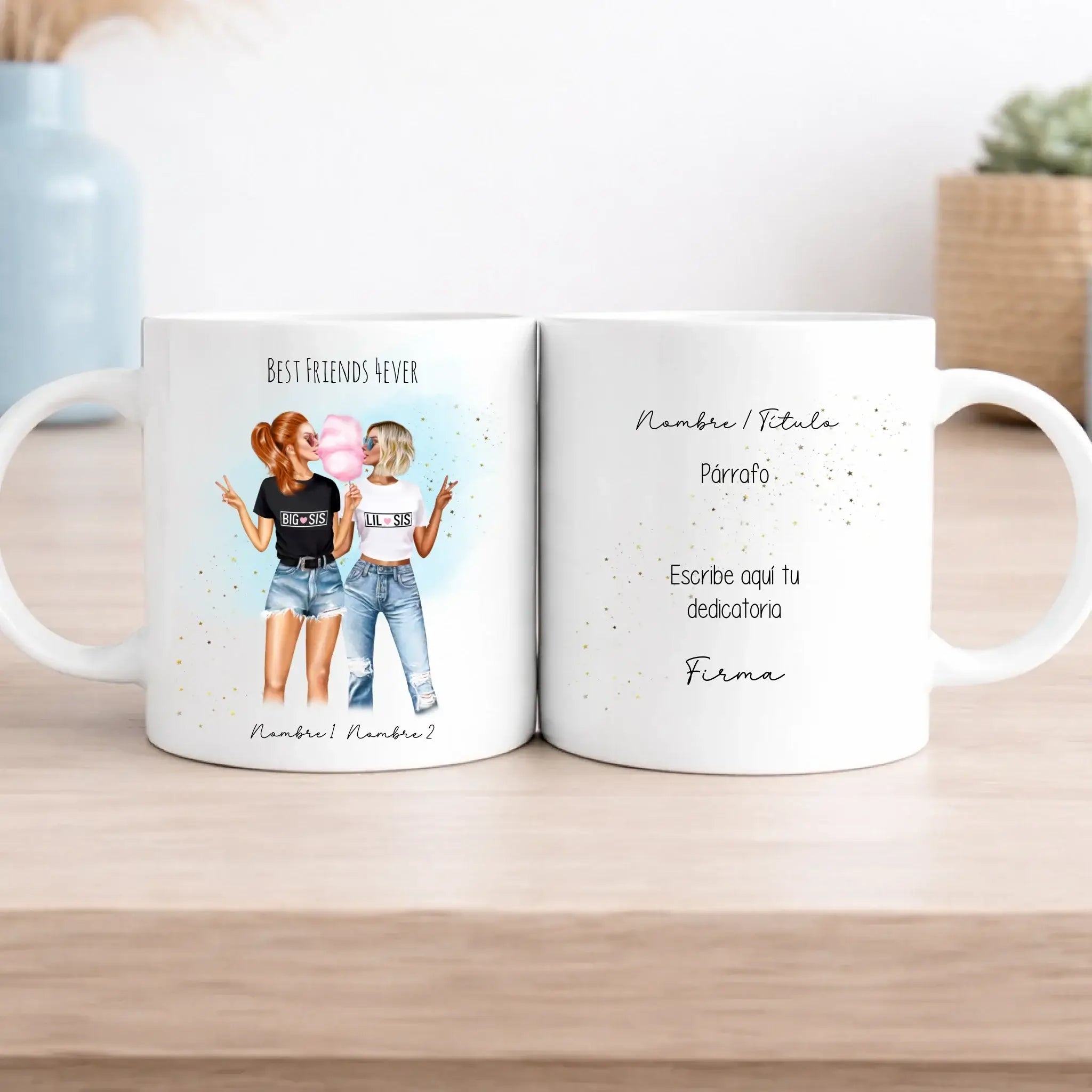Taza personalizada como regalo original amigas