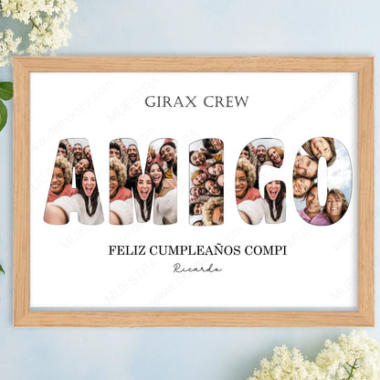 Cuadro personalizado para amigas