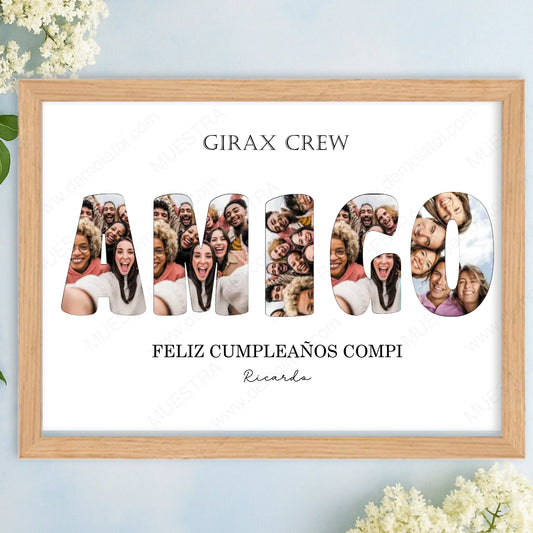 Cuadro personalizado para amigas