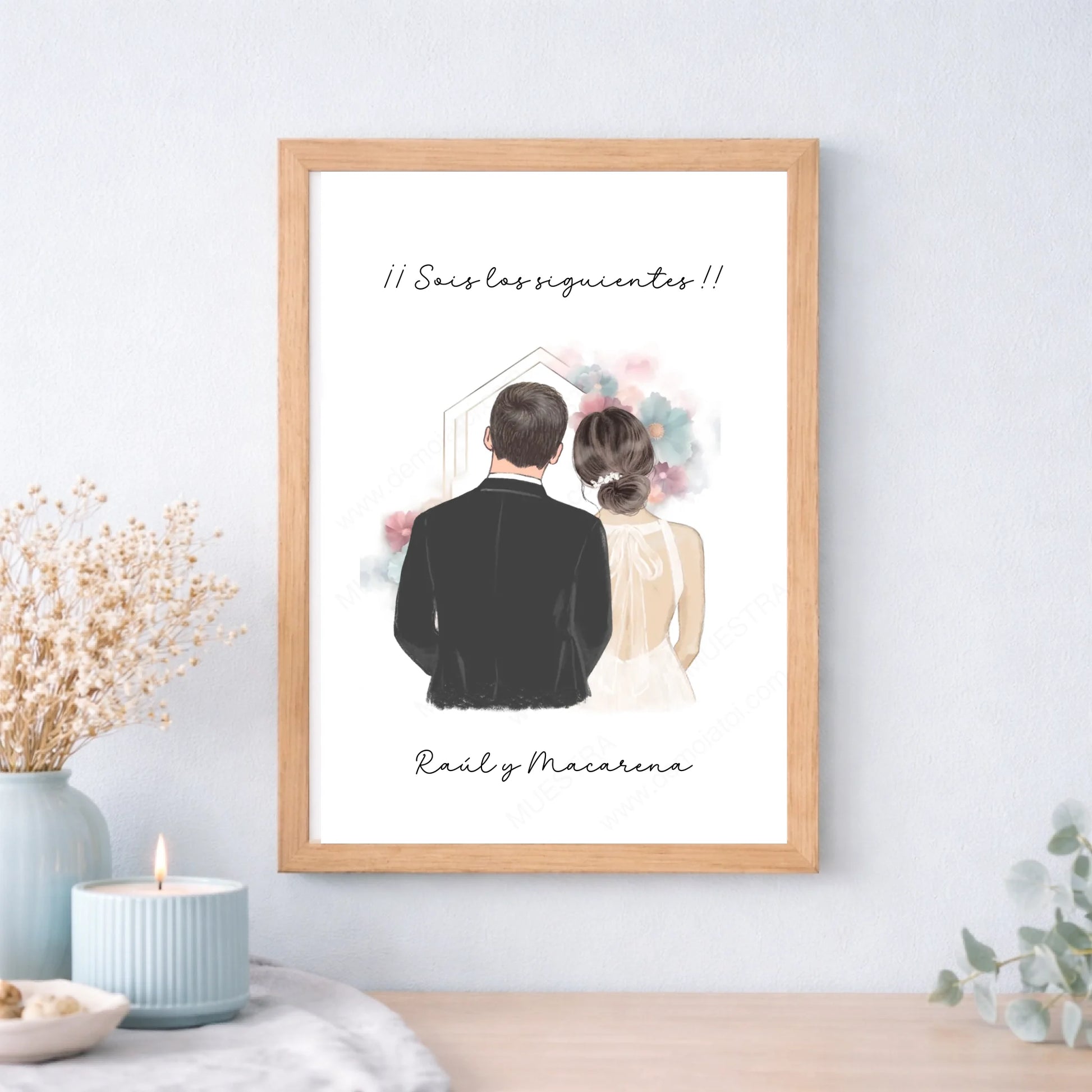 Cuadro personalizado como regalo origina para siguientes