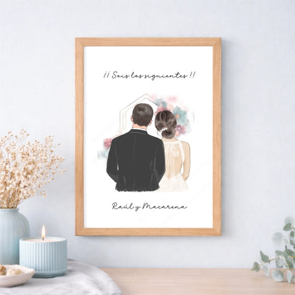 Cuadro personalizado como regalo origina para siguientes