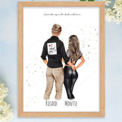 Regalo personalizado para lo siguientes en casarse