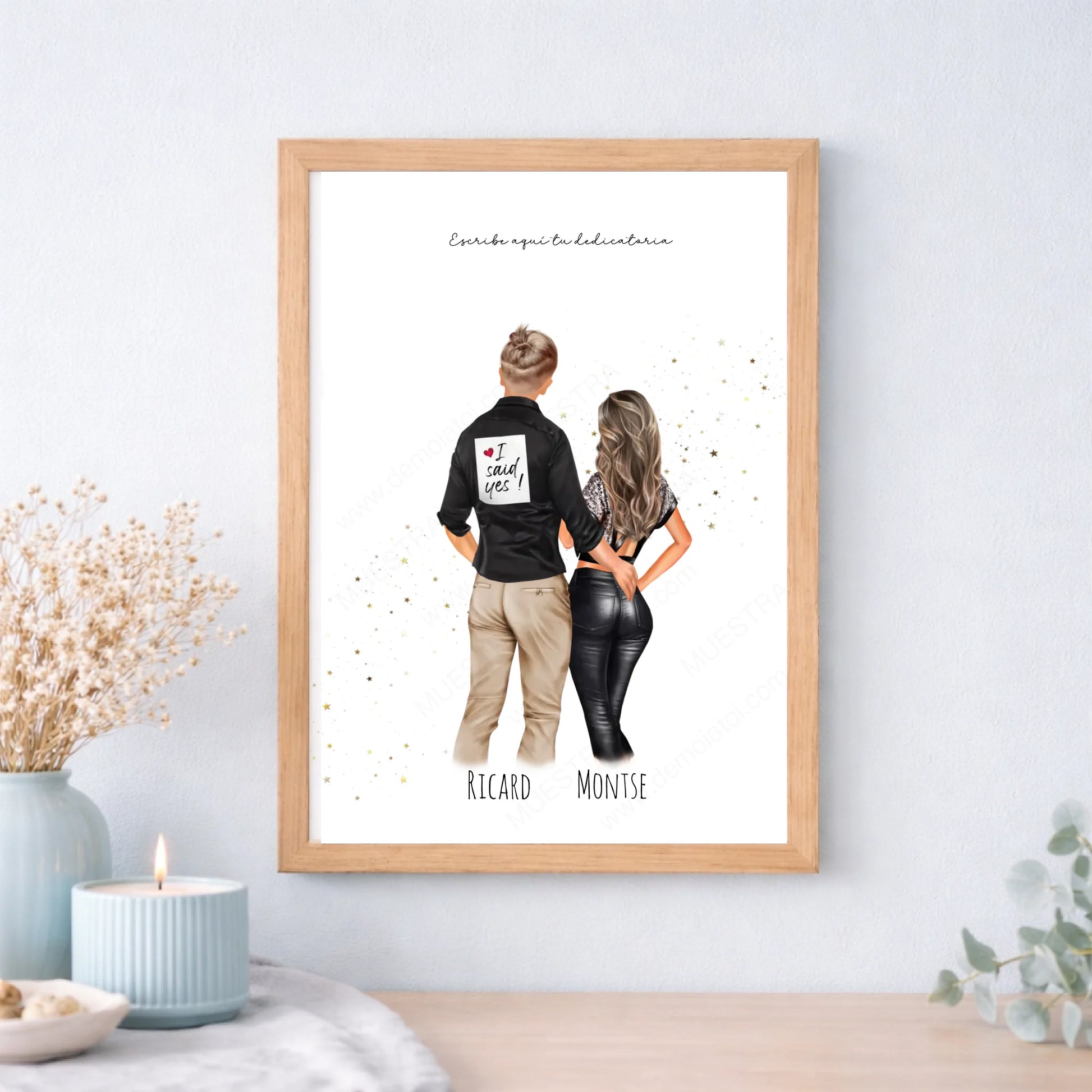 Cuadro personalizado como regalo origina para siguientes