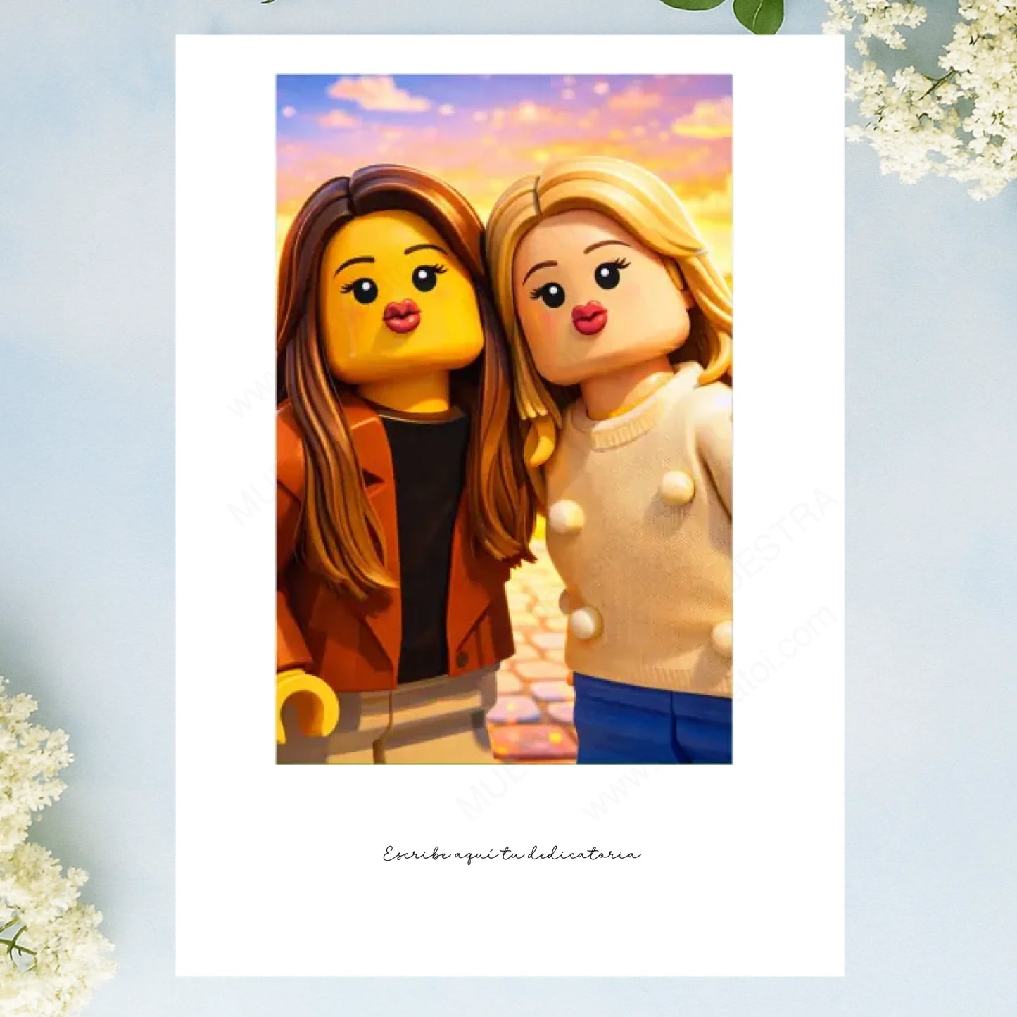 Lámina personalizada como regalo original con ilustración