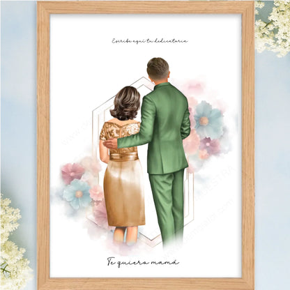 Cuadro personalizado regalo para mamá