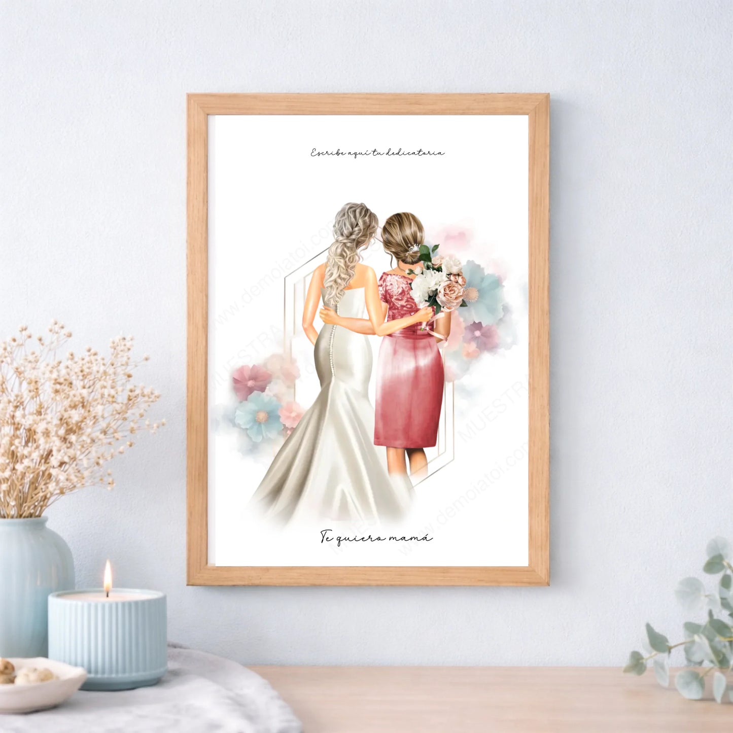 Regalo personalizado boda madre o madrina