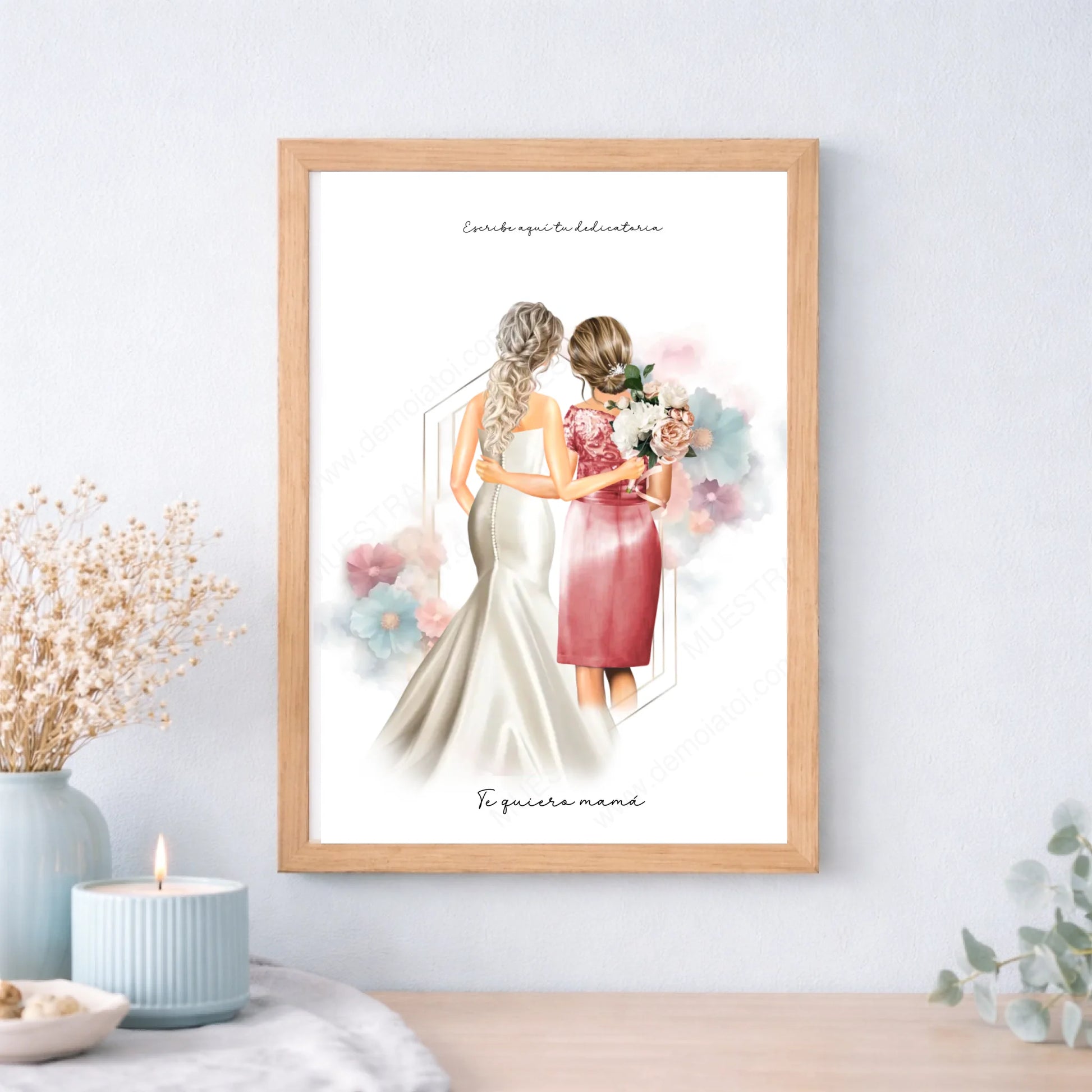 Regalo personalizado boda madre o madrina