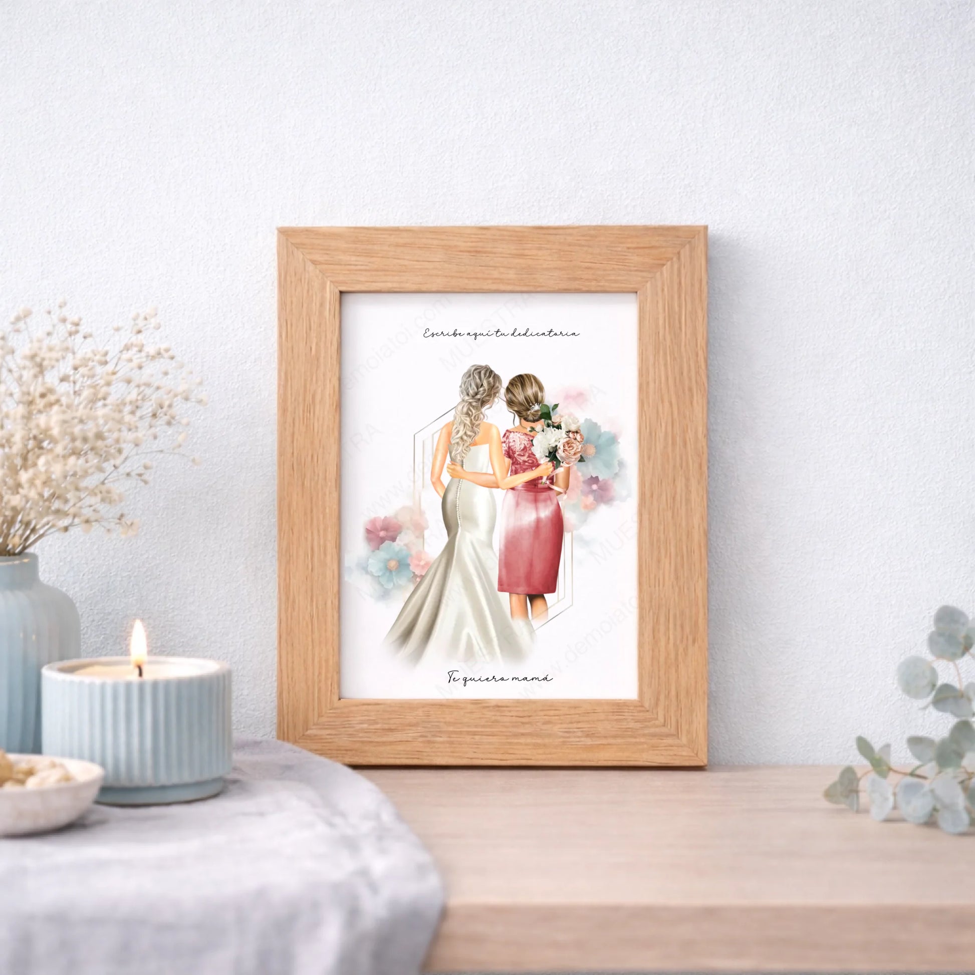 Regalo personalizado de boda para familia