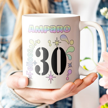 Taza personalizada cumpleaños - De moi a toi