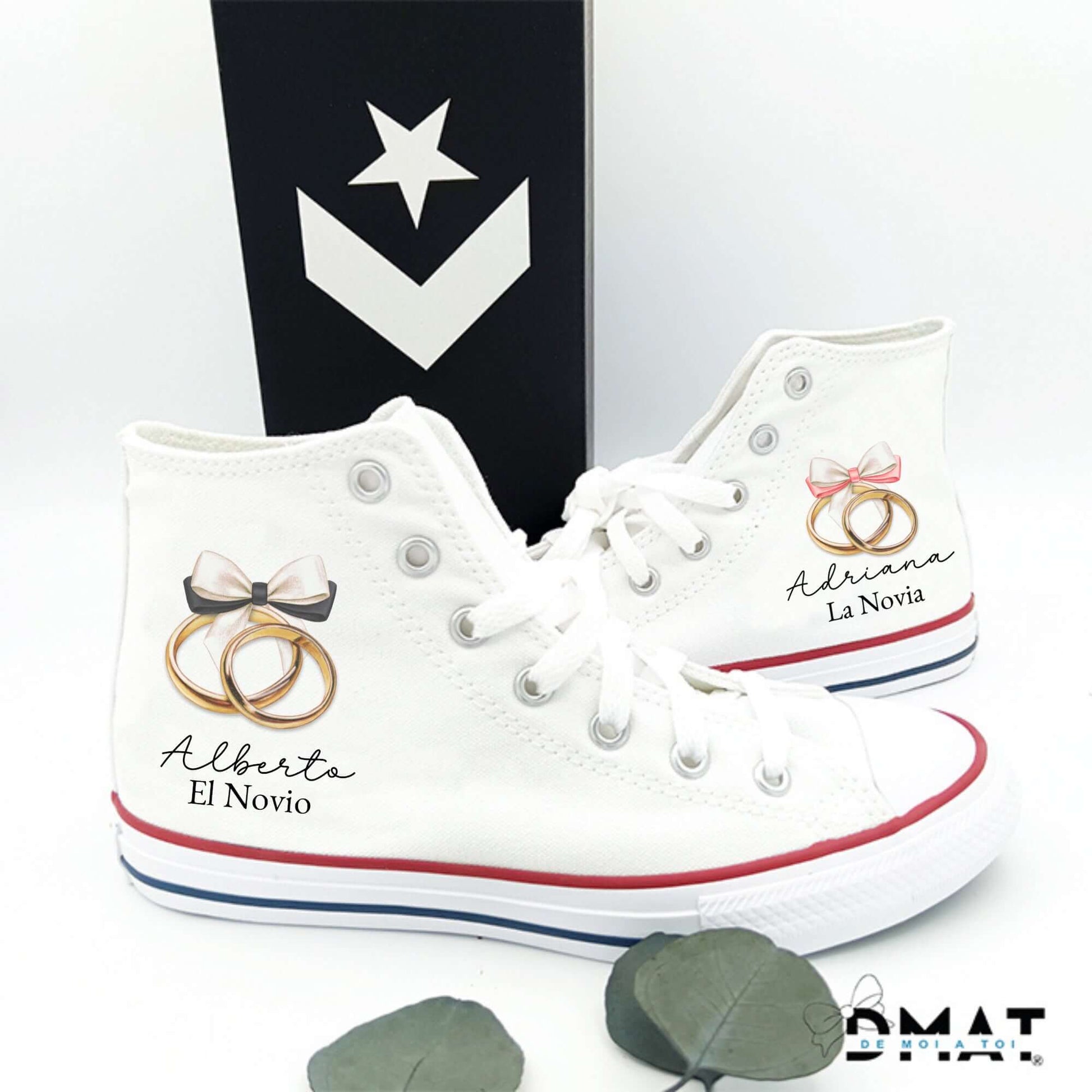 zapatillas boda alianzas personalizadas