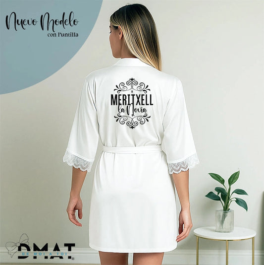 Bata personalizada para novias - De moi a toi