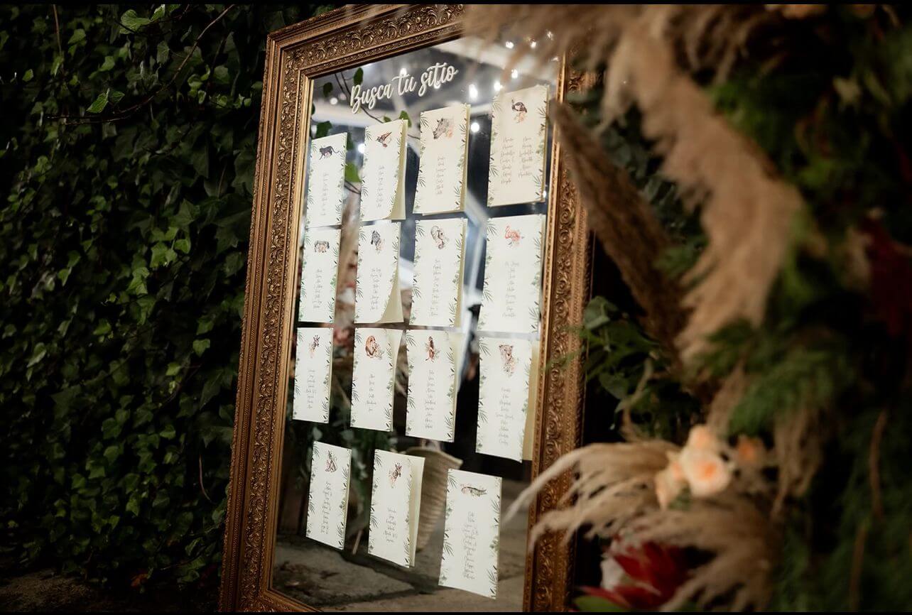 Sitting planner boda personalizado