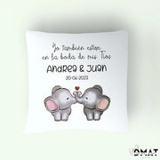Cojín personalizado como regalo de boda original - DE MOI AT OI