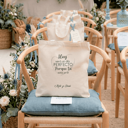 Bolsa Tela Personalizada Invitados - Totebag Celebración