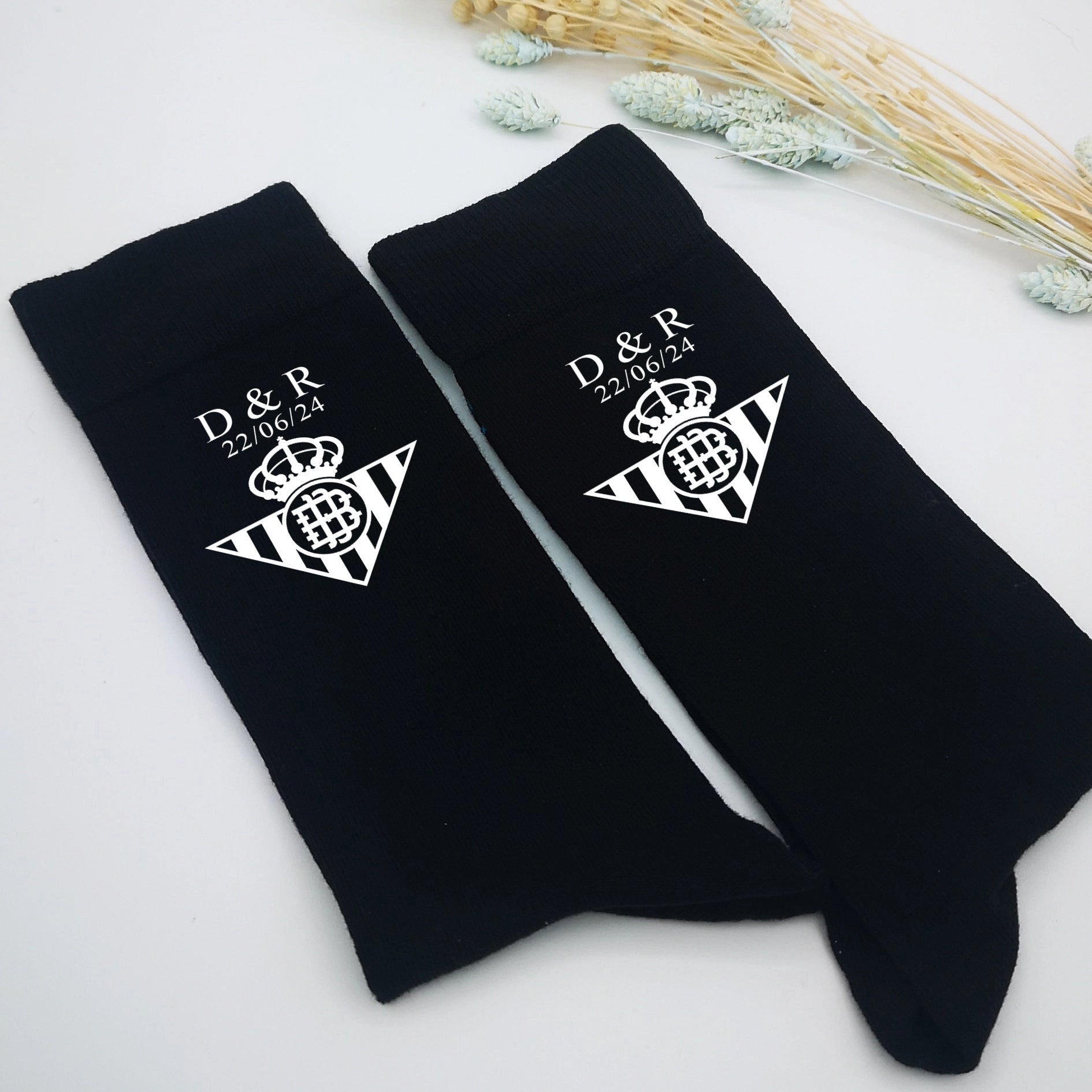 Calcetines para hombre de boda personalizados - de moi a toi