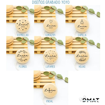dISEÑOS PARA PERSONALIZAR YOYOS A LÁSER CON NOMBRE