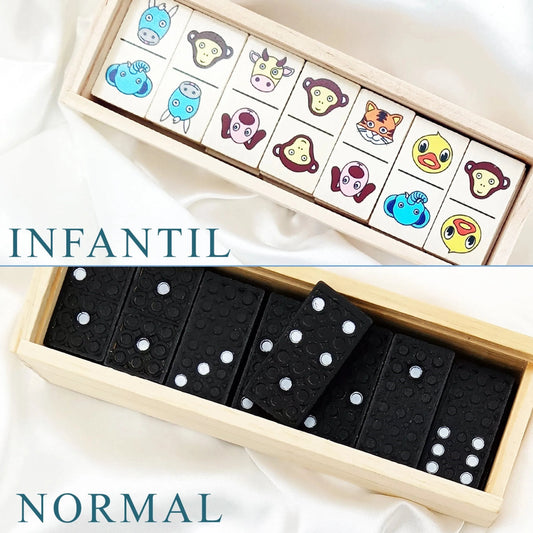 Dominó personalizado celebración niño - Acuarela