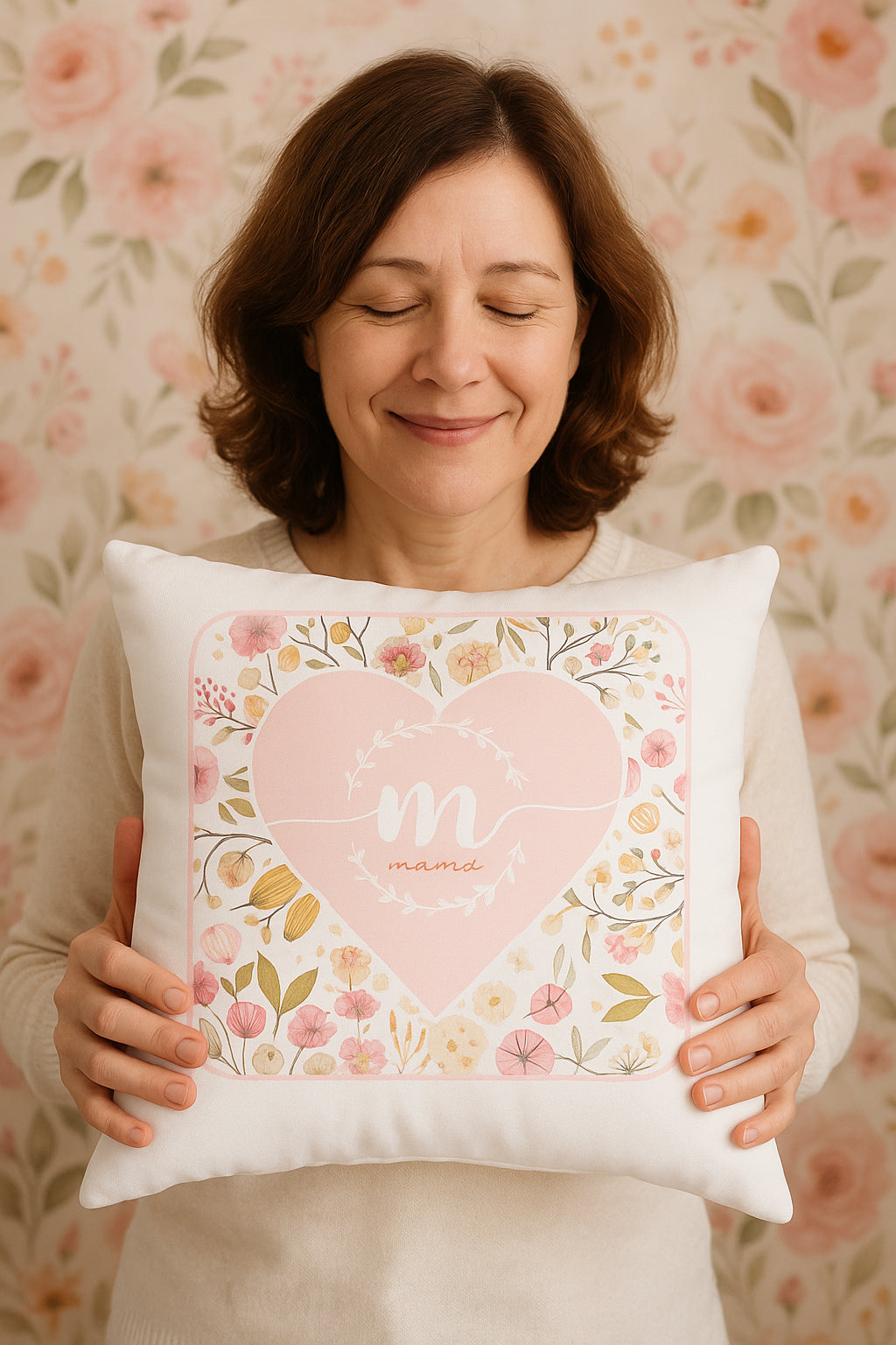 Cojín personalizado como regalo para mamá