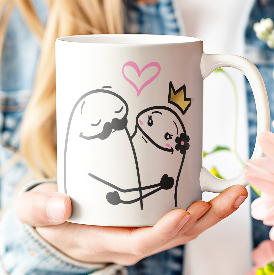 Taza Cumpleaños Mujer Diseño Flork Personalizada | Regalo Novia