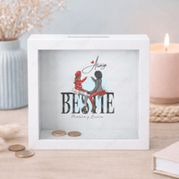 Regalo personalizado amigas y hermanas con ilustración editable online Besites