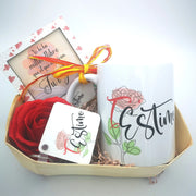 Diada de sant jordi - Rosa original y set de regalo a juego
