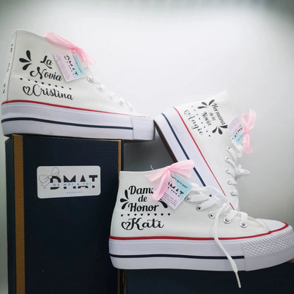 Zapatillas personalizadas mujer - Novia y damas de honor