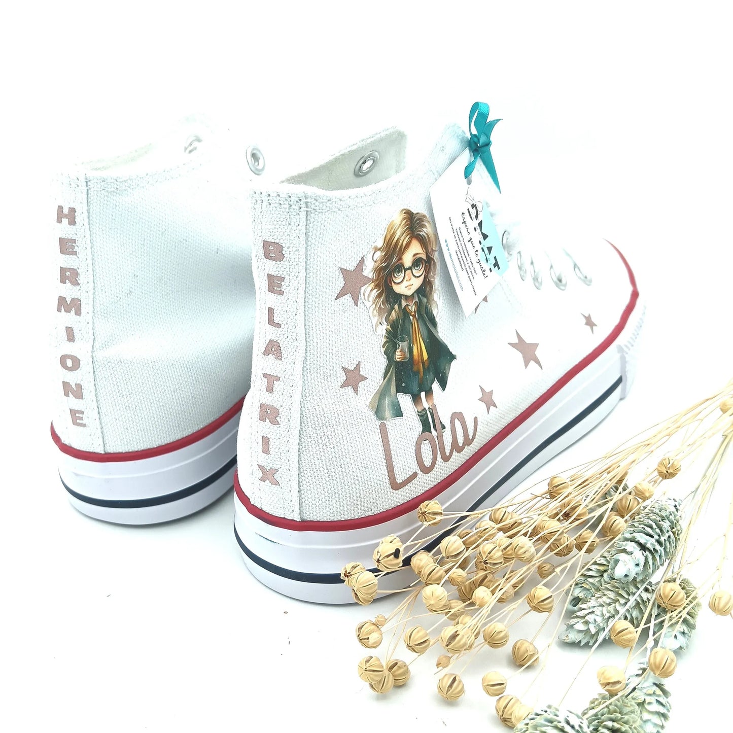 Zapatillas de lona personalizadas - Escuela de Magia