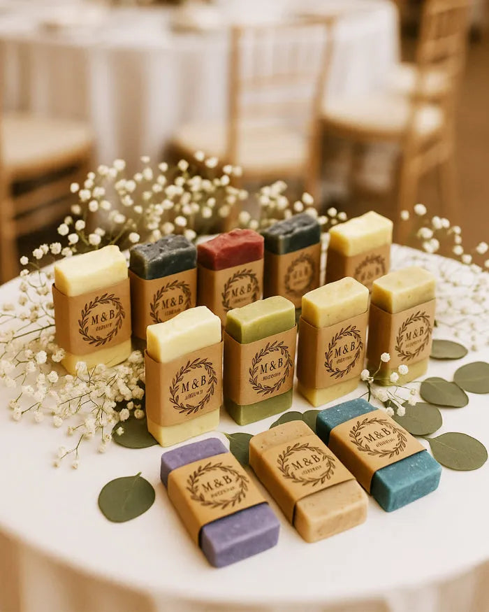 Jabón pastilla para invitados de boda