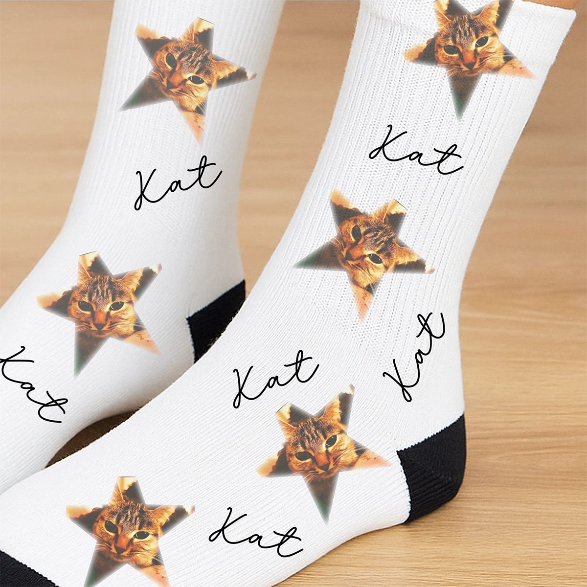Calcetines personalizados con fotografía mascota