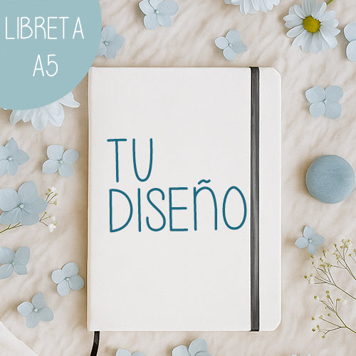 Libreta personalizada con foto, diseño o ilustración