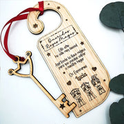 Llave mágica de madera personalizada para reyes magos - de moi a toi