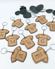 Regalo personalizado para equipos de fútbol o baloncesto – Llavero de madera De moi à toi