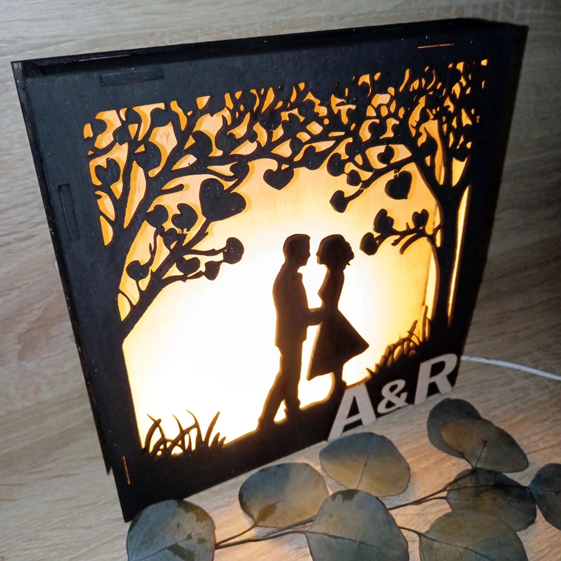 lámpara decorativa para parejas