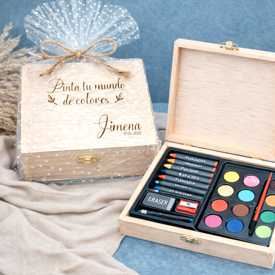 Maletín de pintura personalizado niños | Regalo original infantil