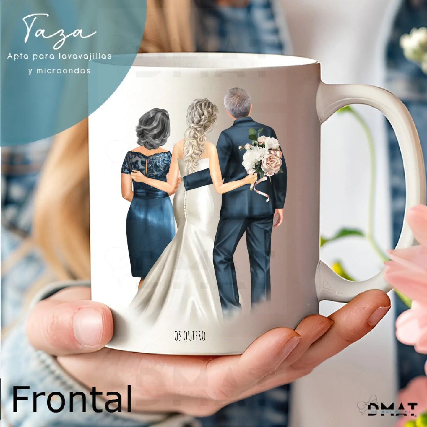 Taza personalizada como Regalo de boda para padres de la novia