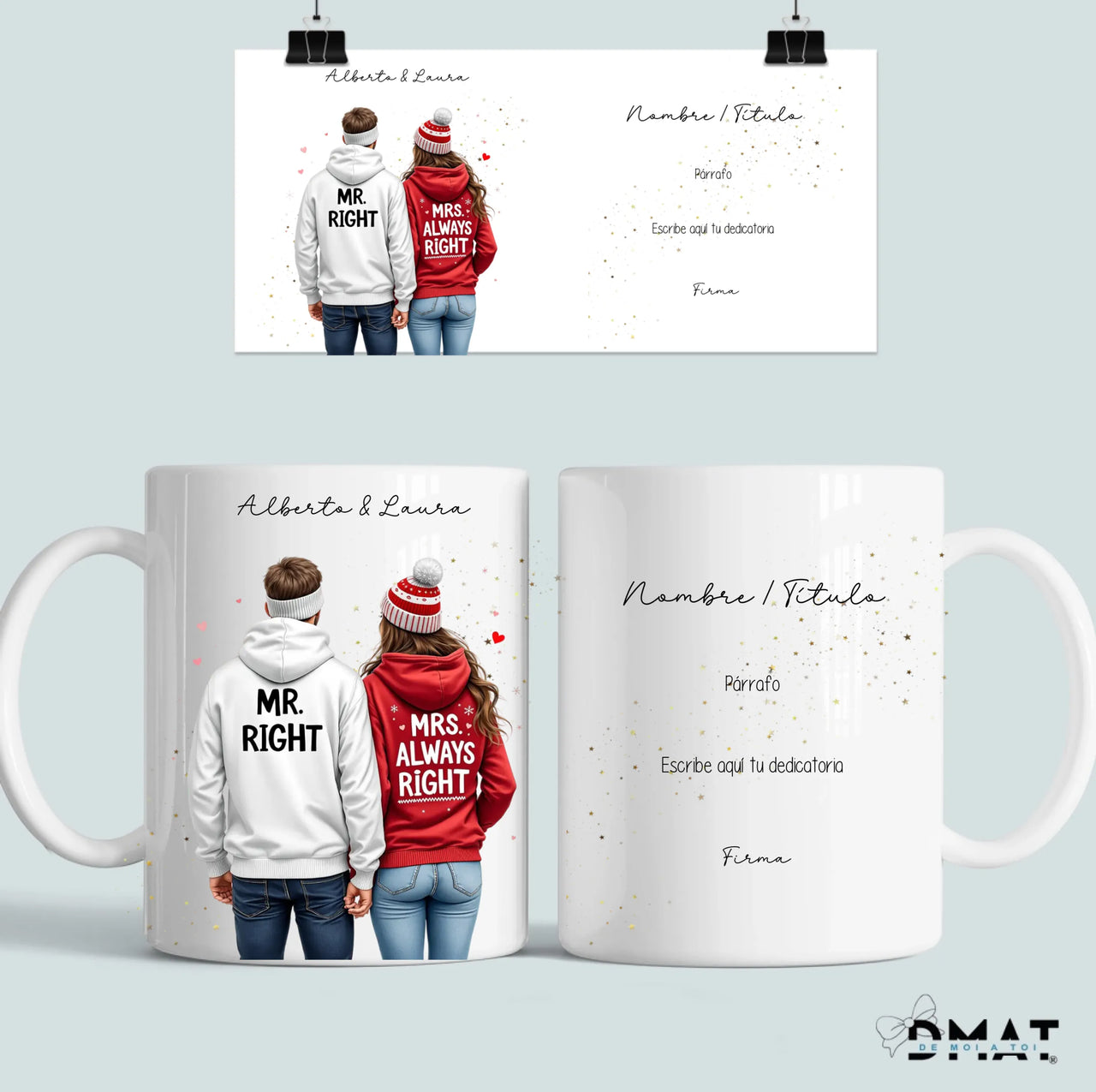 Taza personalizada como regalo original para pareja