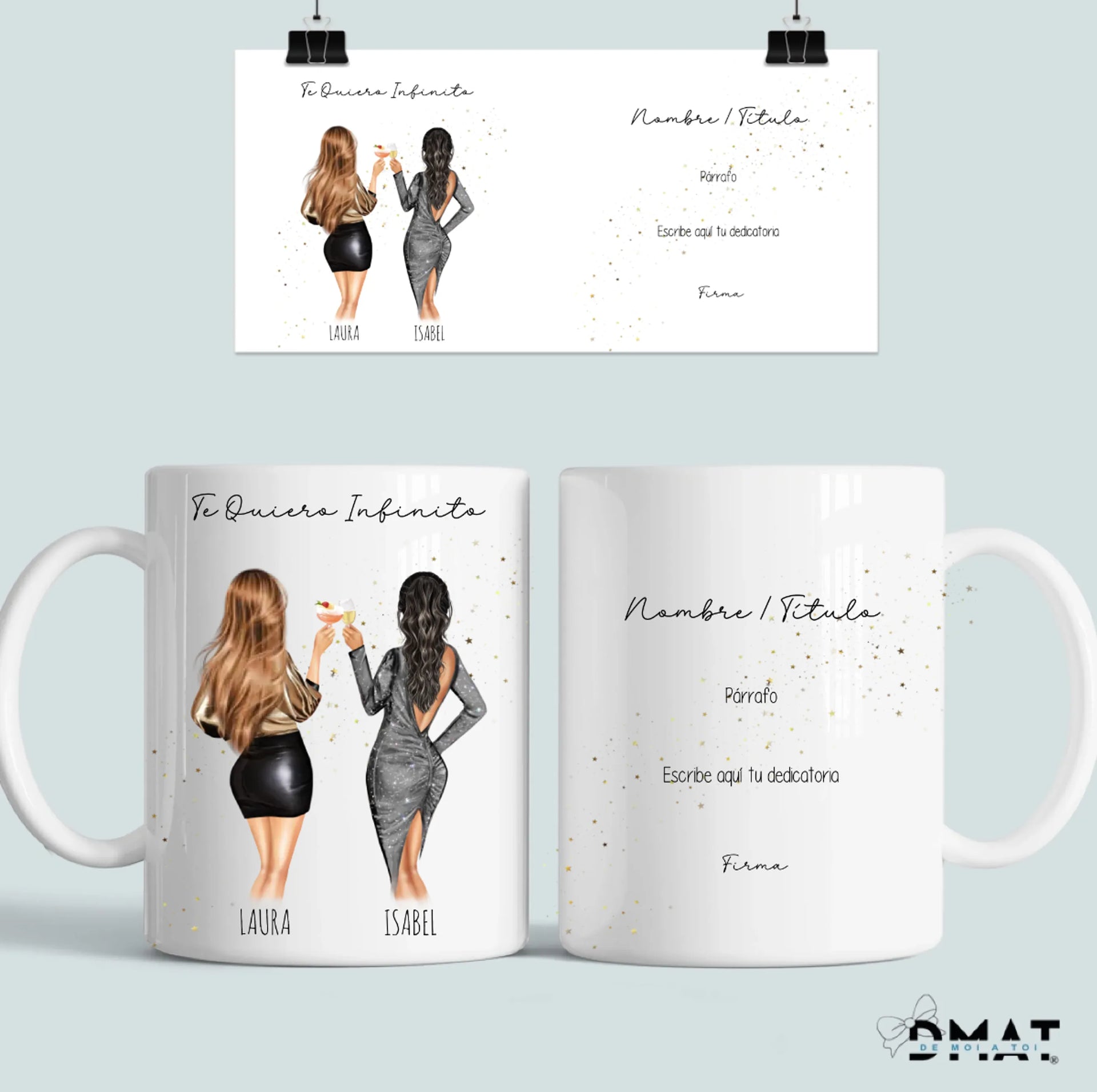 taza personalizada amigas de fiesta como regalo original