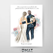 lámina padre de la novia personalizada – regalo emotivo – De moi à toi  