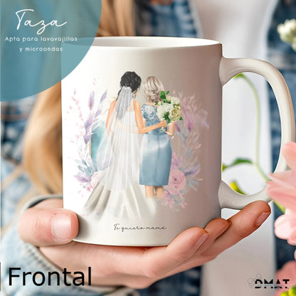 Taza personalizada como Regalo original para madre de la novia
