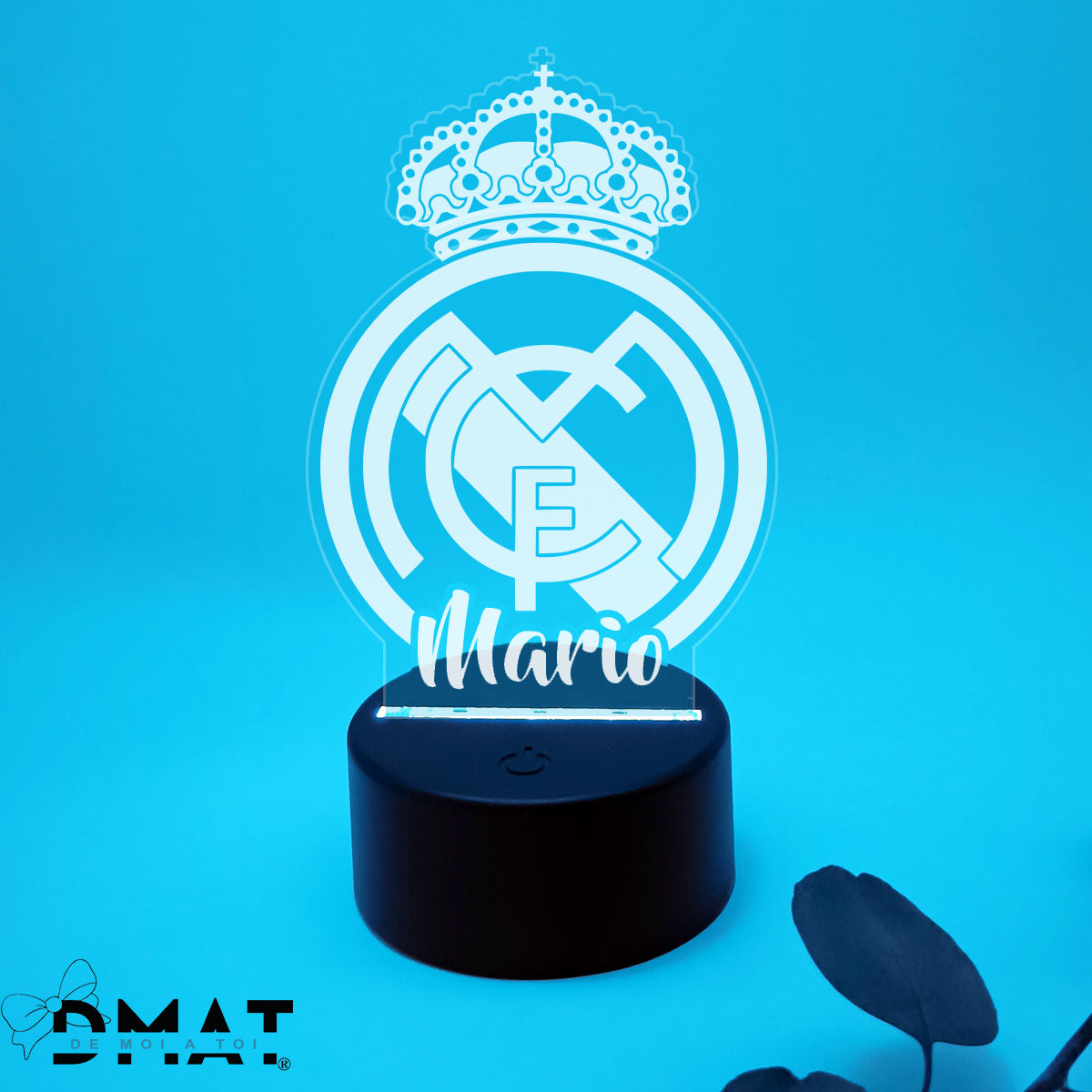 Lampara led personalizada futbol - Real Madrid - De moi à toi