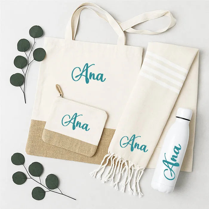 Set de verano personalizado con nombre