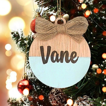 Decoración navidad personalizada con nombre - de moi at oi
