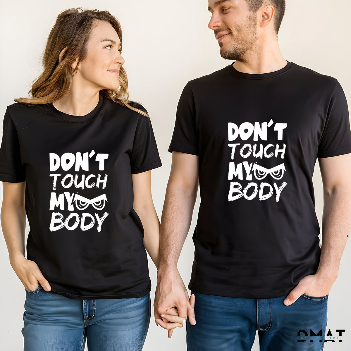 Camiseta clásica unisex DontTouch