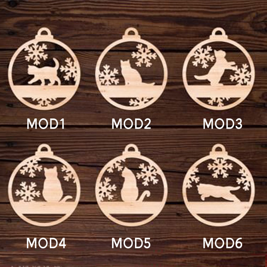 Diferentes modelos de bola personalizada navidad gatos - de moi a toi
