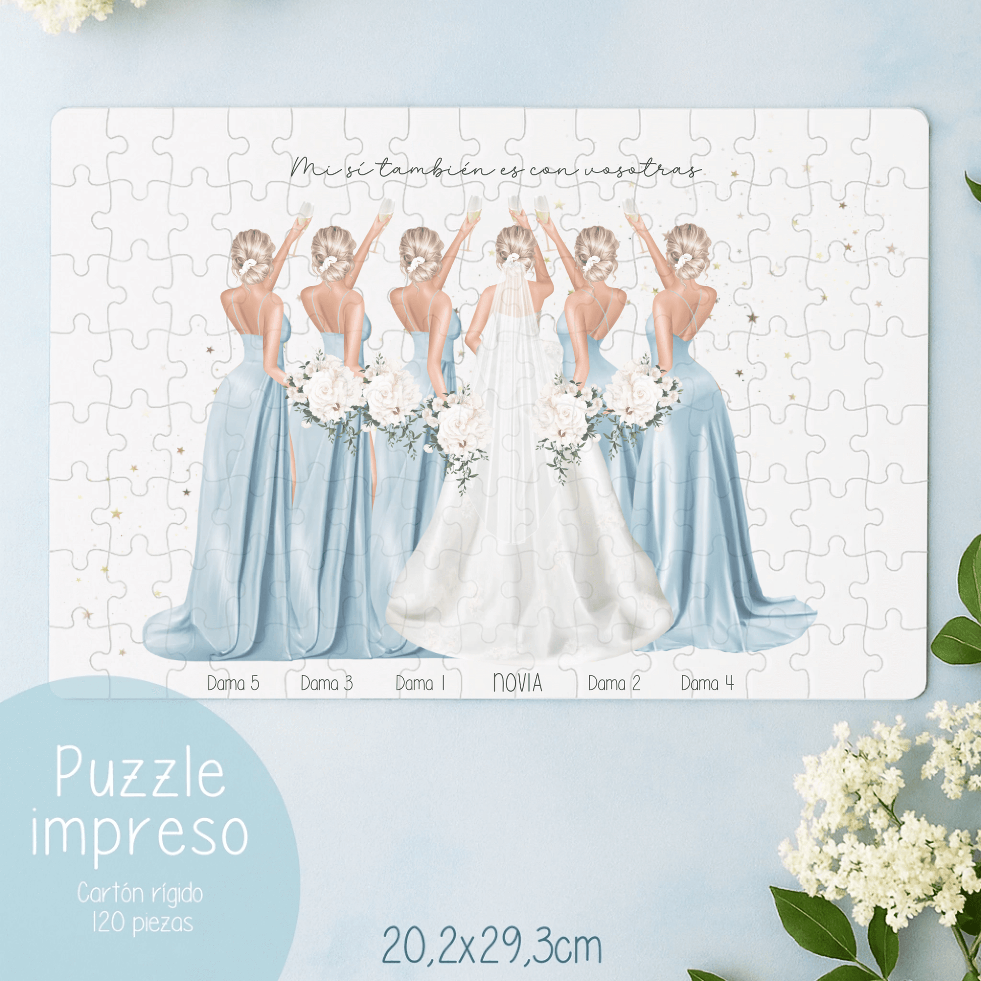 vista previa puzzle personalizado con ilustración en editor online
