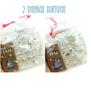 puzzle infantil navidad madera para colorear árbol de navidad
