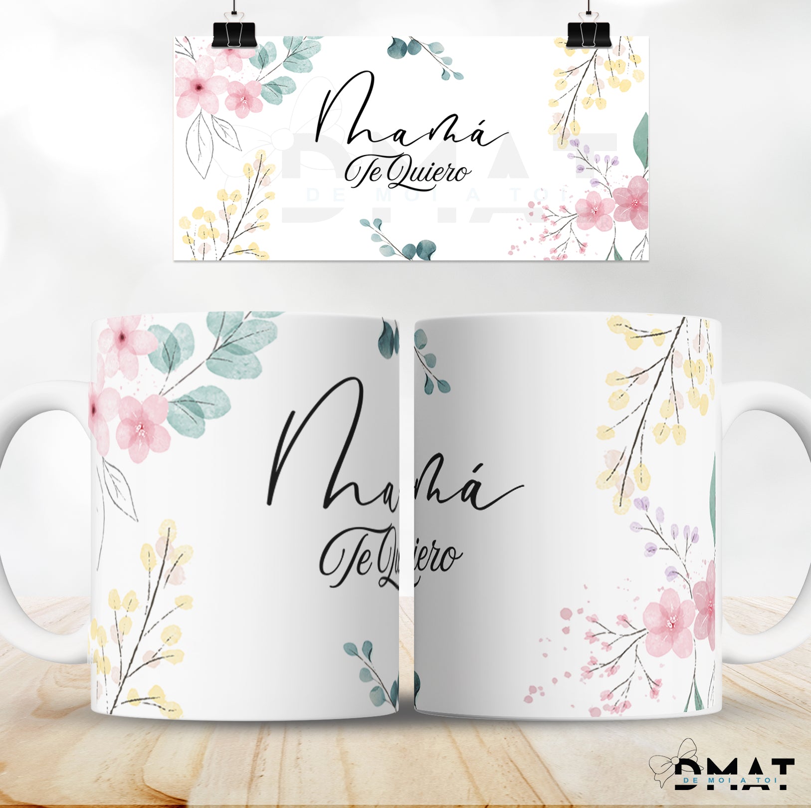 Taza personalizada para regalar a madres - De moi a toi