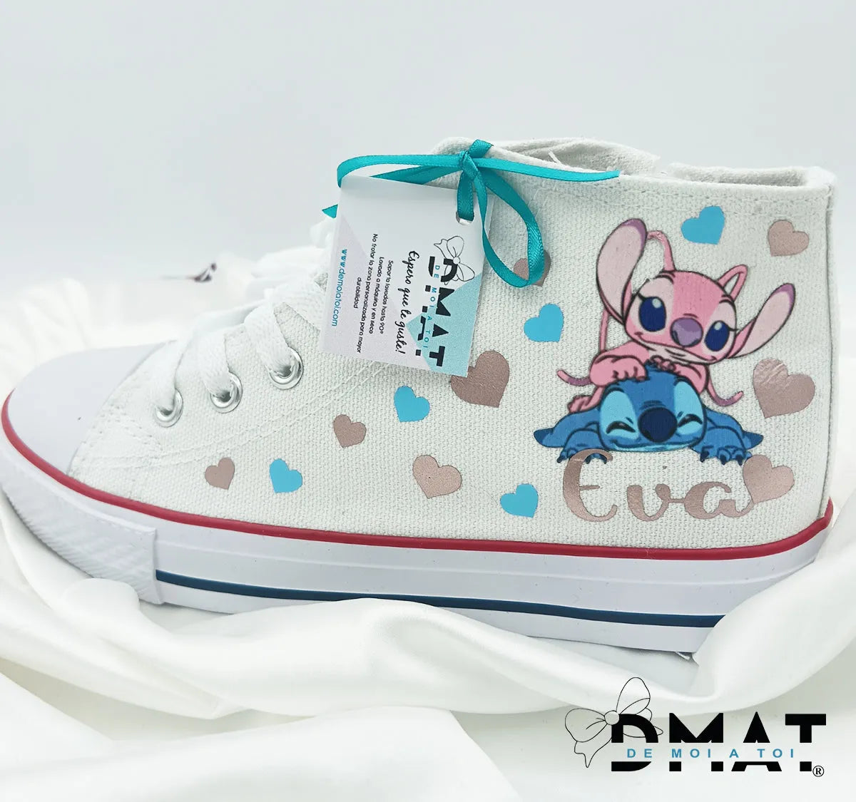 zapatillas personalizadas como regalo de comunión original - de moi a toi