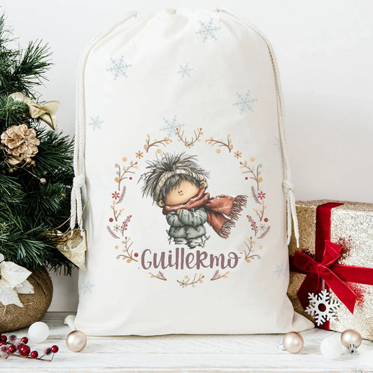 Saco de Navidad infantil personalizado –