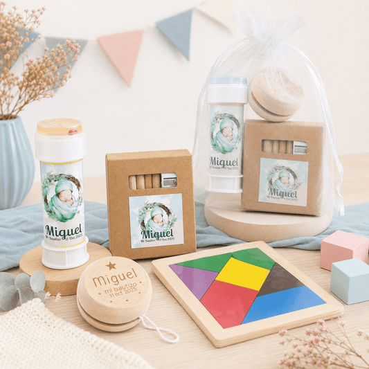 Pack infantil personalizado invitados | Kit juegos niños
